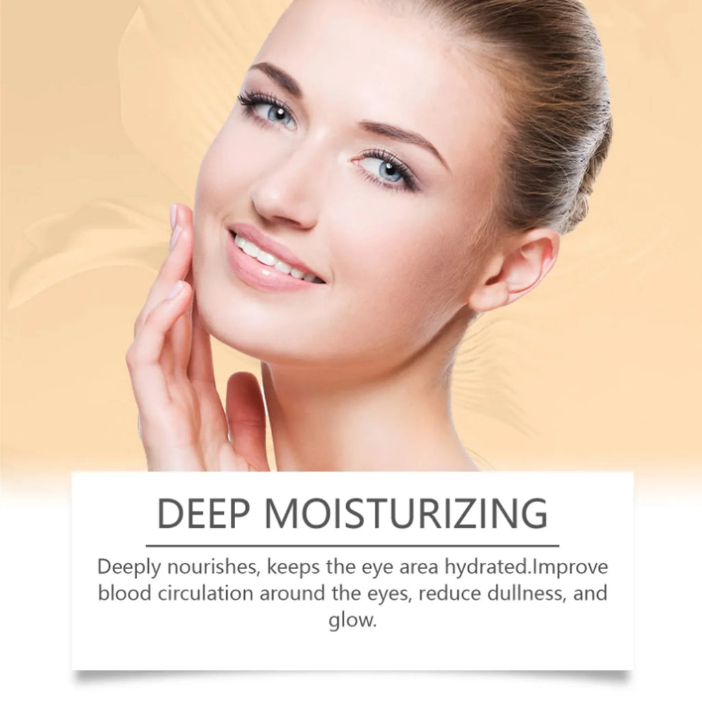Snail Peptide Eye Cream Remove Eye Bag Anti-Puffiness Fade Dark Circle Firming Skin Roller Massage Nourishing Care Eye Cream Qme