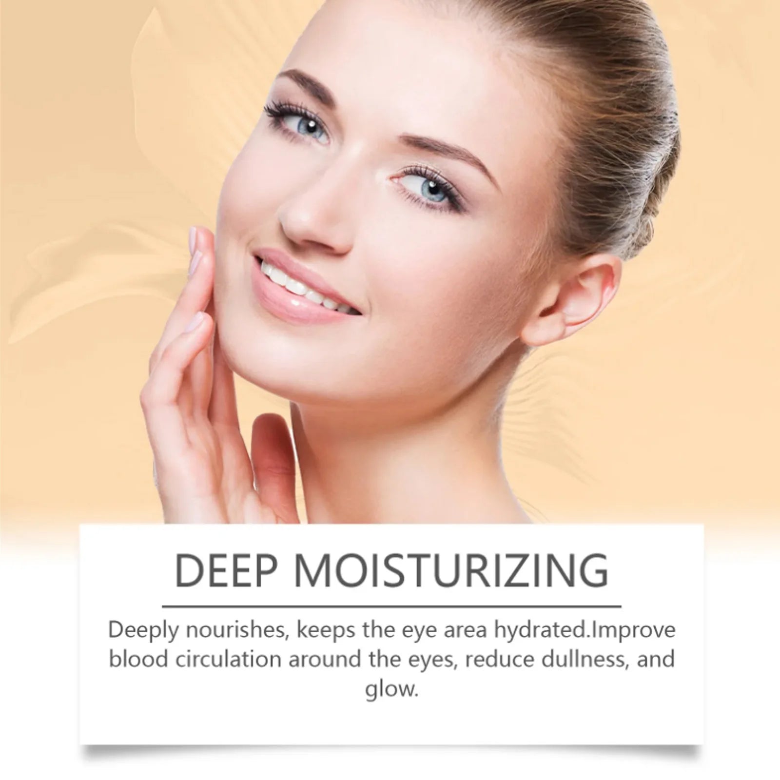Snail Peptide Eye Cream Remove Eye Bag Anti-Puffiness Fade Dark Circle Firming Skin Roller Massage Nourishing Care Eye Cream Qme
