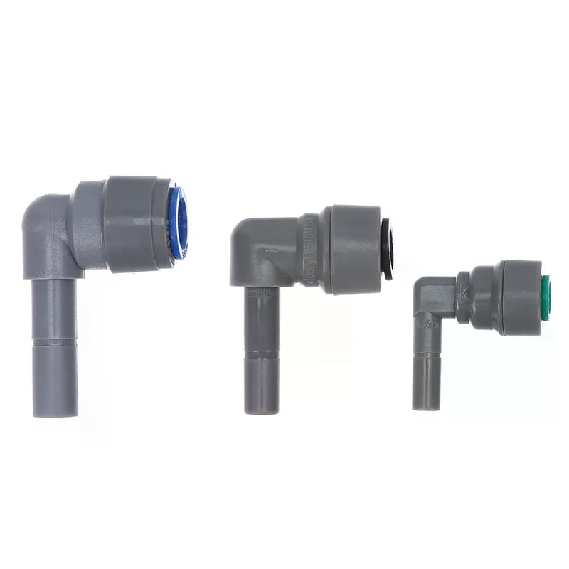 6.35MM 8MM 9.5MM Male To Female Elbow Plastic Quick Connect Pipe Hose Connector Push-in Fittings Joint Qme