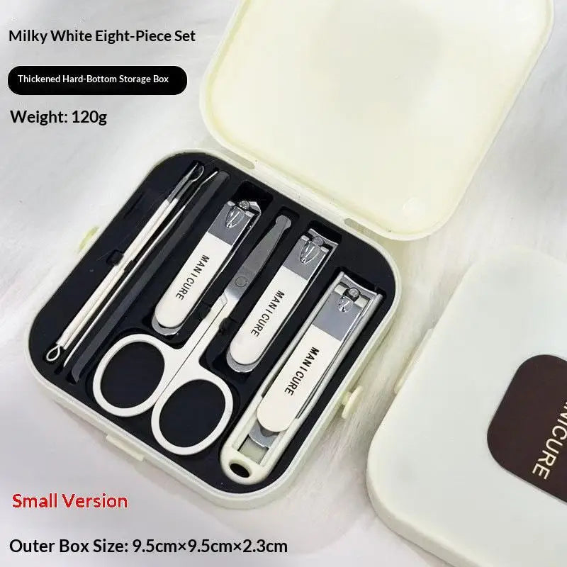 Anti Splash Nail Clipper Pedicure Manicure 5 6 7 Sharp Scissors Qme A1