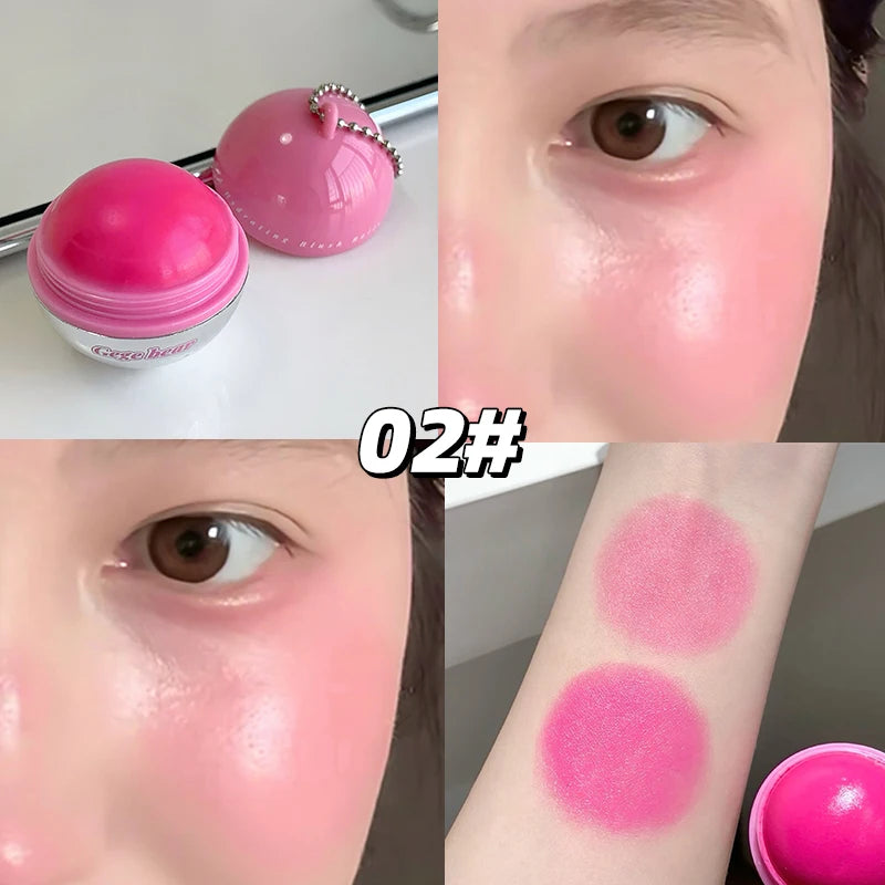 Gege Bear Juice Blush Ball Water Light Blusher Brightening Face Easy Qme GX1513-2