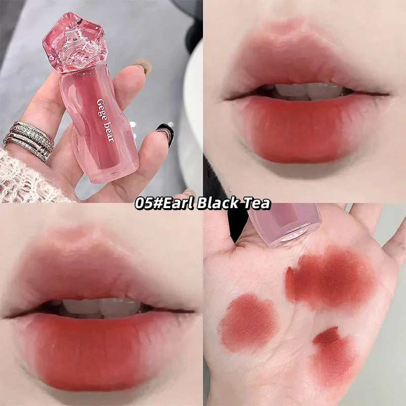 Gegebear Velvet Matte Cream Lip Mud Soft Texture Whitening Holiday Qme GX1231-05