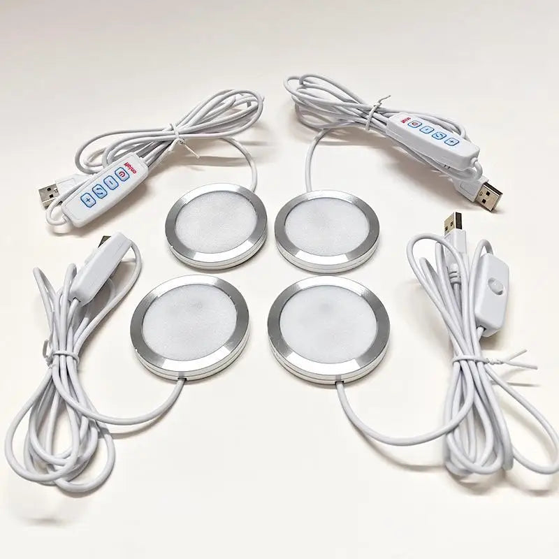 USB Circular Wltra-thin Aluminum Alloy Lamp 5V 3D Printer Accessories Qme