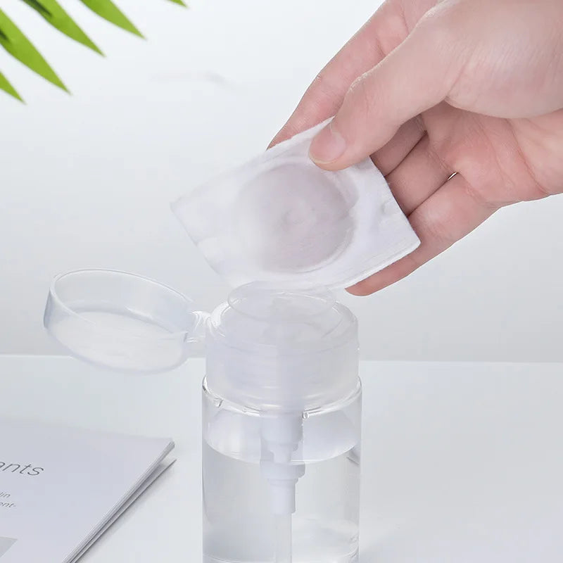 120- Nail Refillable Bottles Empty Press Pump Dispenser Art Polish Qme