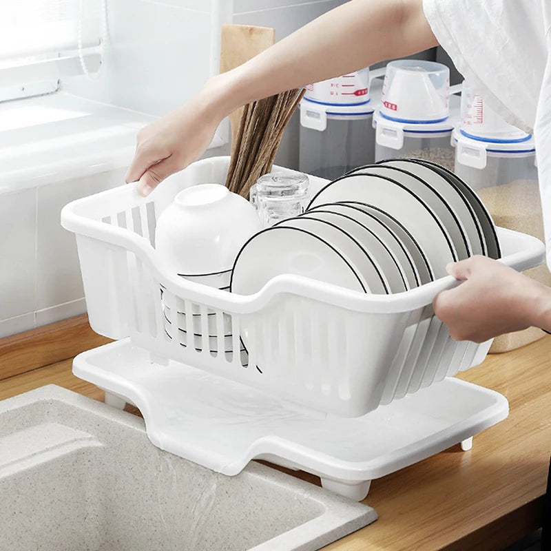 Bowl Holder Countertop Utensil Organizer Kitchen Drain Rack Qme