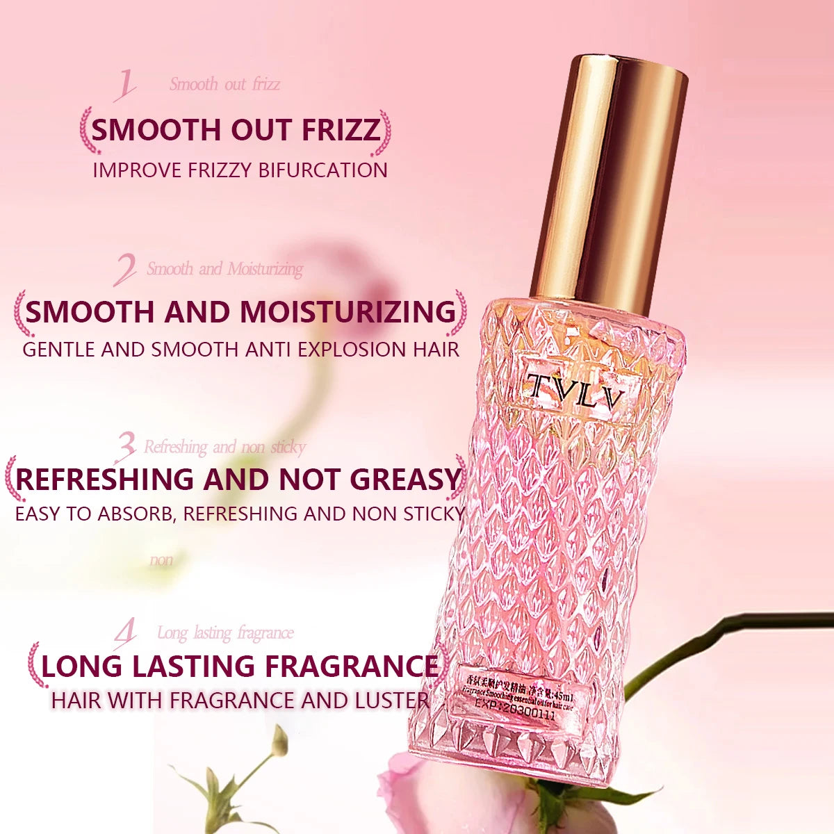 2 - in - 1 Hair Repair Perfume Hair Care Essential Oil: Deep Cleansing, Refreshing Scalp, Deep Care Qme