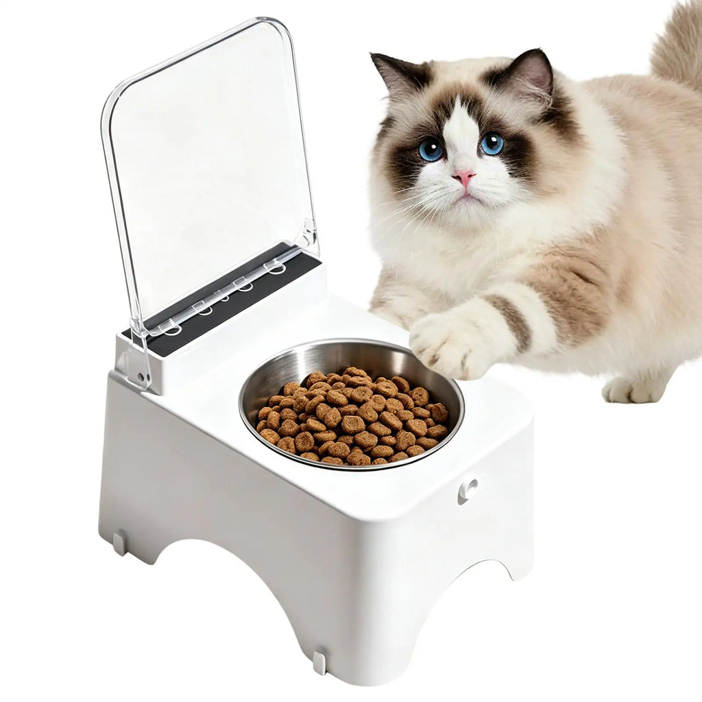 Cat Bowls Automatic Smart Sensing Cat Food Dish For Kitten Pet Indoor Outdoor Living Room Kitchen Home Daily Qme China Mainland
