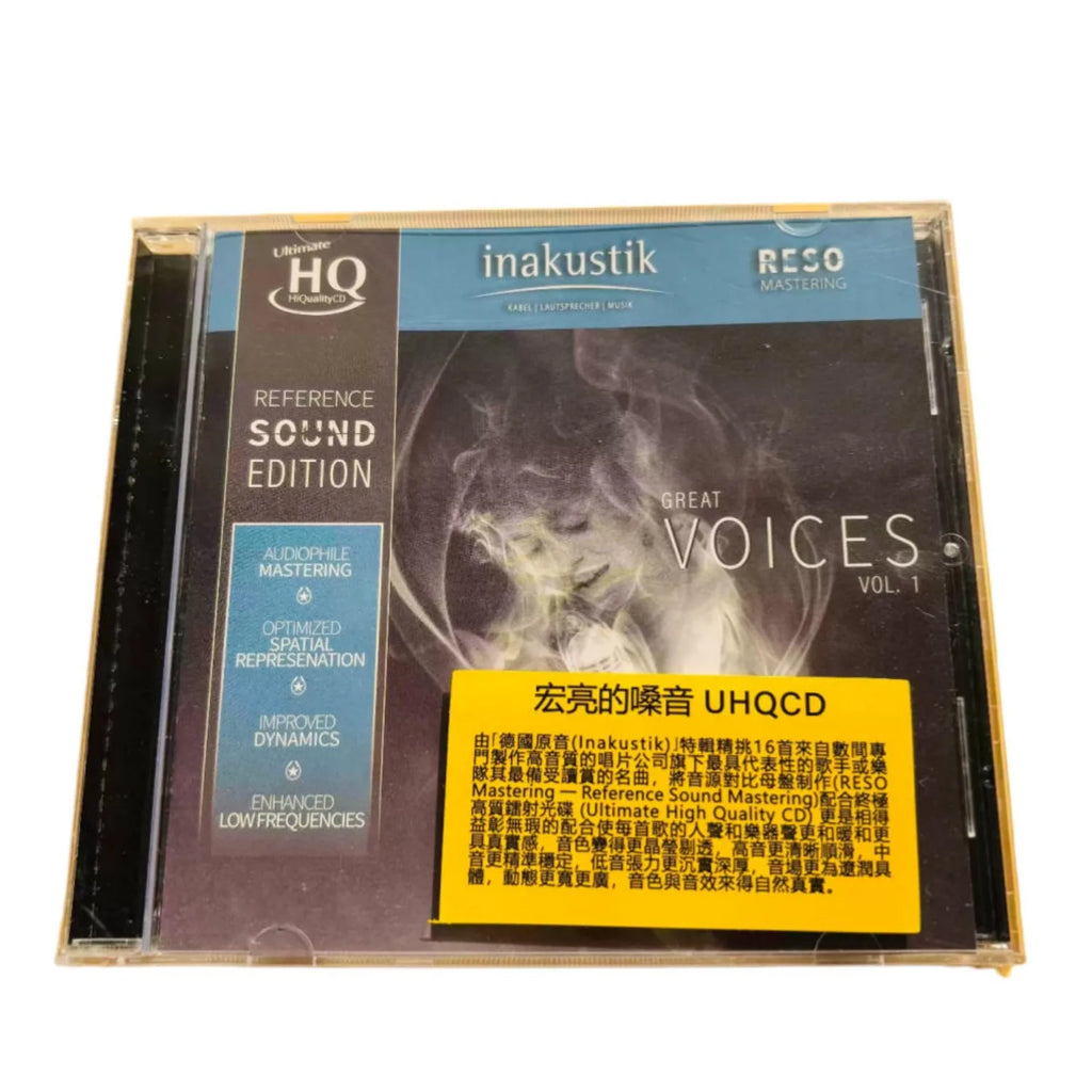 Audiophile Vocal Compilation "Great Voices Vol.1", UHQCD High-Quality Edition, Luminous & Transparent Vocal Reference Disc Qme