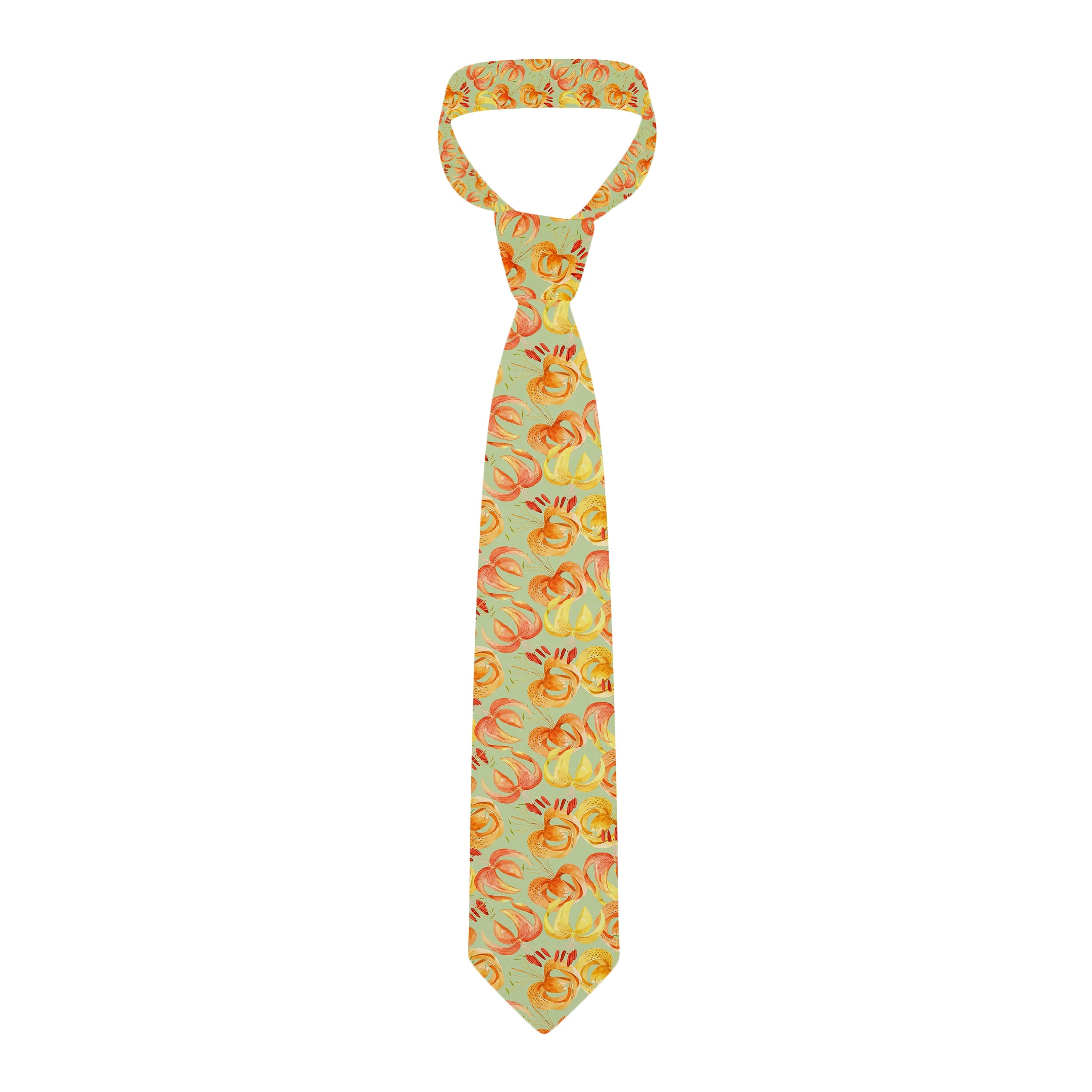 Fun Novel Lobster Crab Picture Design Tie Fashion Animal Print Men's Qme