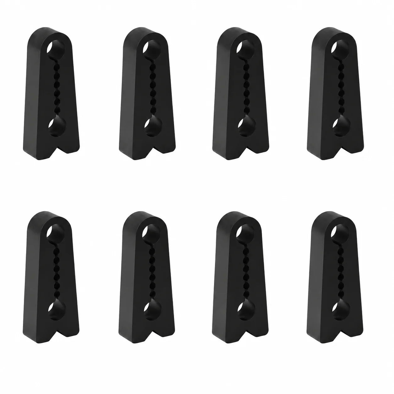 4/8Pcs Silicone Auto Door Buffer Pad Shock Absorbing Soundproof Gasket Reduce Lock Wear and Abnormal Car Noise Qme 8pcs-Black