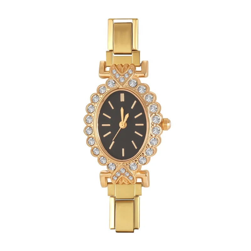 2026 Y2K Printed Pattern Dial Women's Stainless Steel Simple Square