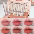 Lip Mud Kawaii Capybaras Velvet Nude Lipstick Matte Texture Silky Qme GX1507