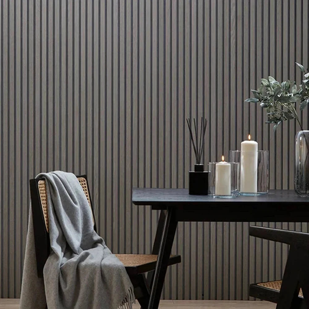 3D Wooden Grid Pattern Wall Panels Waterproof and Durable Wallpaper DIY Peel and Stick Wall Stickers for Home Decoration Qme
