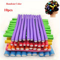 10PCS Flexible Heatless Hair Rollers - Bendy Twist Curling Rods For DIY Soft Foam Curls - Hair Styling Tools For Natural Qme Random Color