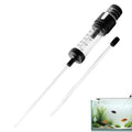 Fish Tank Cleaner Vacuum Water Vacuum for Fish Tank Pump Tools Cleaning Feeder Manual Filter Suction Waste Remover for Pond Reef Qme Default Title
