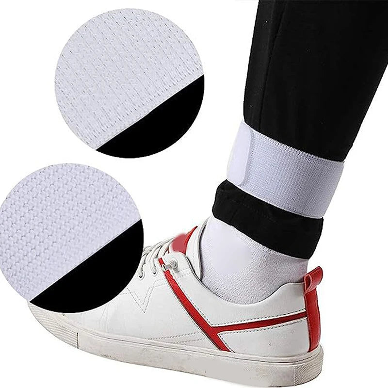 1Pair Soccer Shin Guard Strap Fixed Bandage Tape Fastener Shinguard Qme
