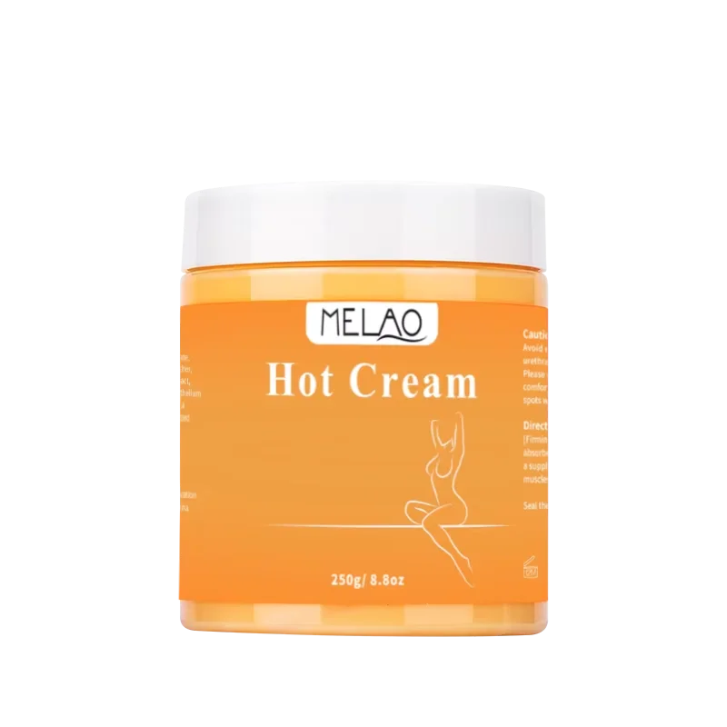 MELAO Hot Cream Massage Gel - Natural and 87% Organic Anti Cellulite Slimming Lotion Fat Burning Massage Weight Loss Cream Qme Orange