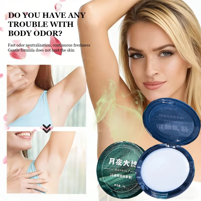 Refreshing Long-lasting Solid Cologne Men Vanilla Scent Portable Qme