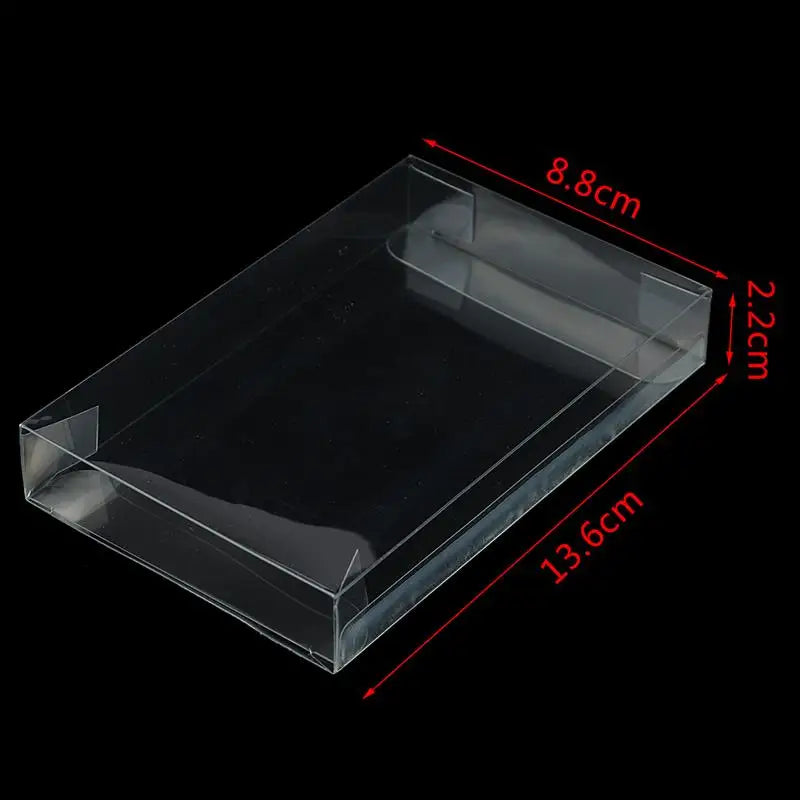 Clear PET Plastic Box Protector Case Sleeves Cover SNES N64 CIB Qme 10pcs