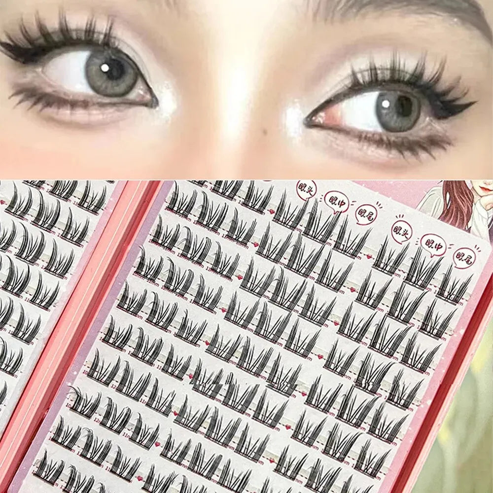 BQI Lazy Cat Elf Eyelashes Book Large Capacity Enlarge Eyes Naturally Qme