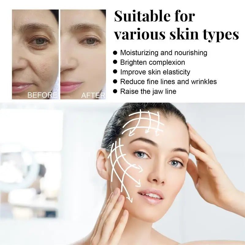 Collagen Protein Thread Instant Wrinkle Remover Serum Set Lifting Firming Soluble Absorbable Face Filler Anti-aging Skin Care Qme
