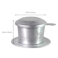 Portable Coffee Dripper Vietnamese Coffee Filter Compact Coffee Supplies Aluminum Coffee Accessories For Lovers Unique Gift Qme 1pcs