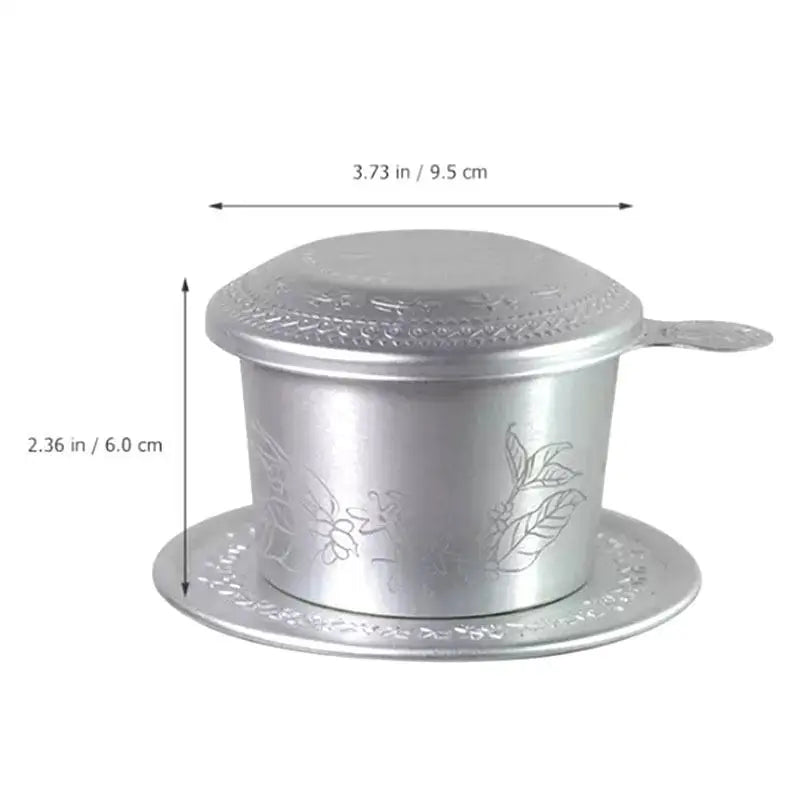 Portable Coffee Dripper Vietnamese Coffee Filter Compact Coffee Supplies Aluminum Coffee Accessories For Lovers Unique Gift Qme 1pcs