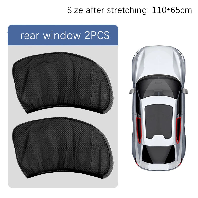 Car Sun Shade Styling Accessories Auto UV Protect Curtain Side Window Qme B