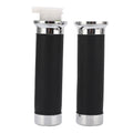 Motorcycle Handle Grip Throttle Handle Grips Anti Aging Ergonomic Cool for Magna 250 for Shadow 400 750 VT600 VT750 Qme black