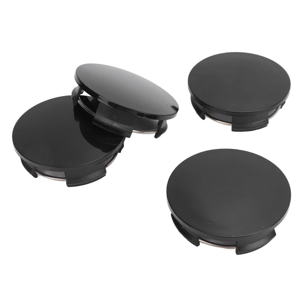 57MM Universal Car Wheel Center Caps with Metal Clamps, 4-Pack, Essential Wheel Accessory Easy to Install Qme 4pcs