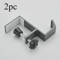Multifunctional Table Side Hanging Storage Hook Adjustable Desk Edge Holder For Gaming Headphones Backpack Bag Storage Accessory Qme 2pcs Grey