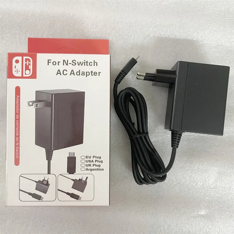 TV Base Adapter for Switch NS, Oled, Fast Charging Power Supply Qme EU Plug