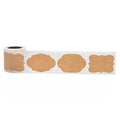120PCS/Roll Removable Spice Sticker with Erasable Pen Waterproof Label Sticker Home Kitchen Decoration Jar Bottle Tag Sticker Qme D-120PCS