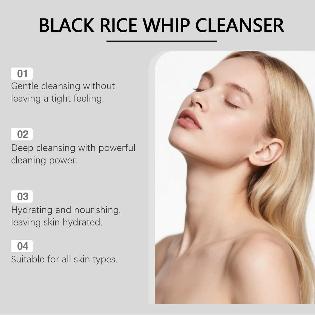 Multi-Option Facial Cleanser Oil Control Brightening Skin Cleansing Moisturizing Blackhead Remove Skincare Face Wash Foam Face Qme