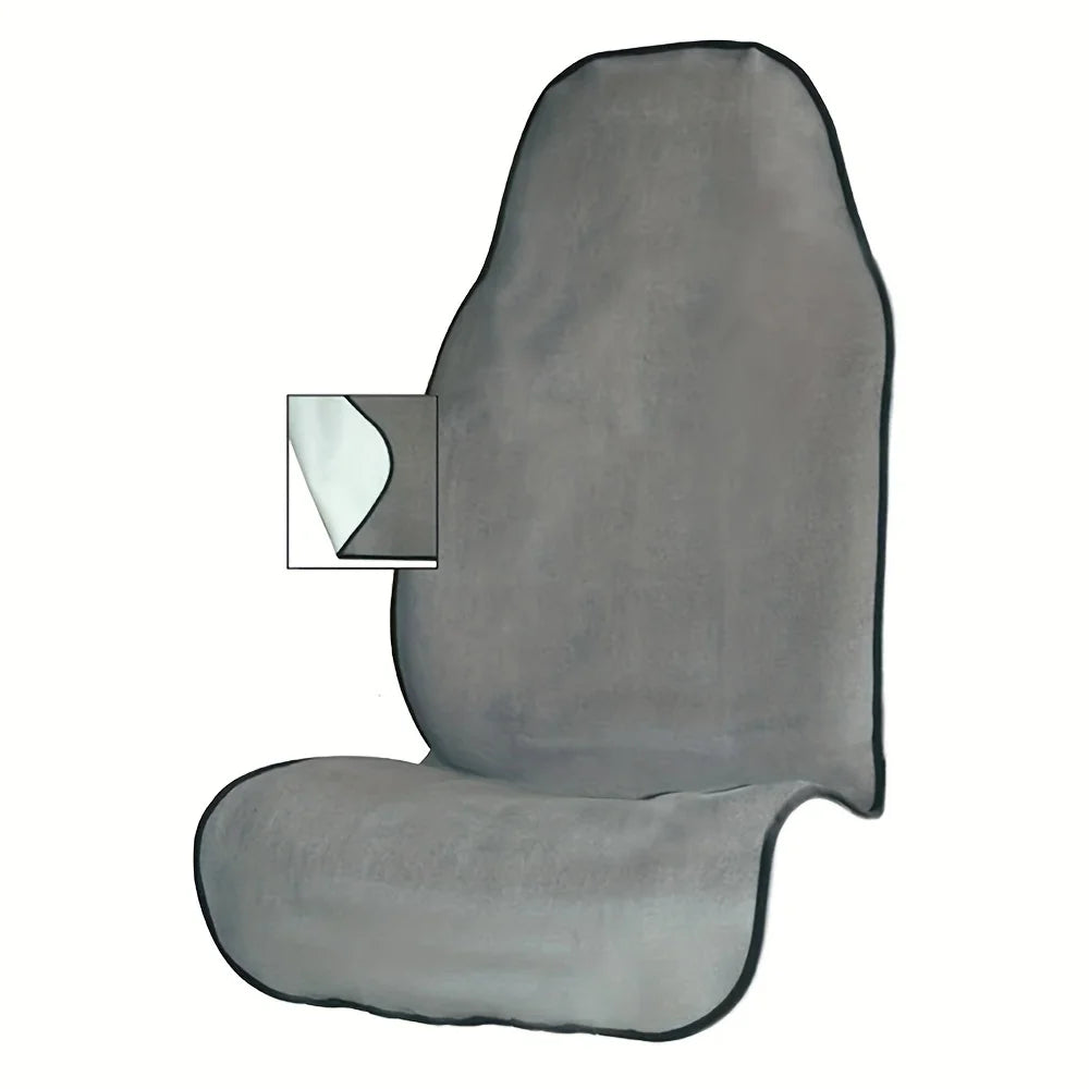 Car seat cover sports towel seat pad beach pad universal compatible protective cover, washable, for front seats, Qme Other gray Four Seasons