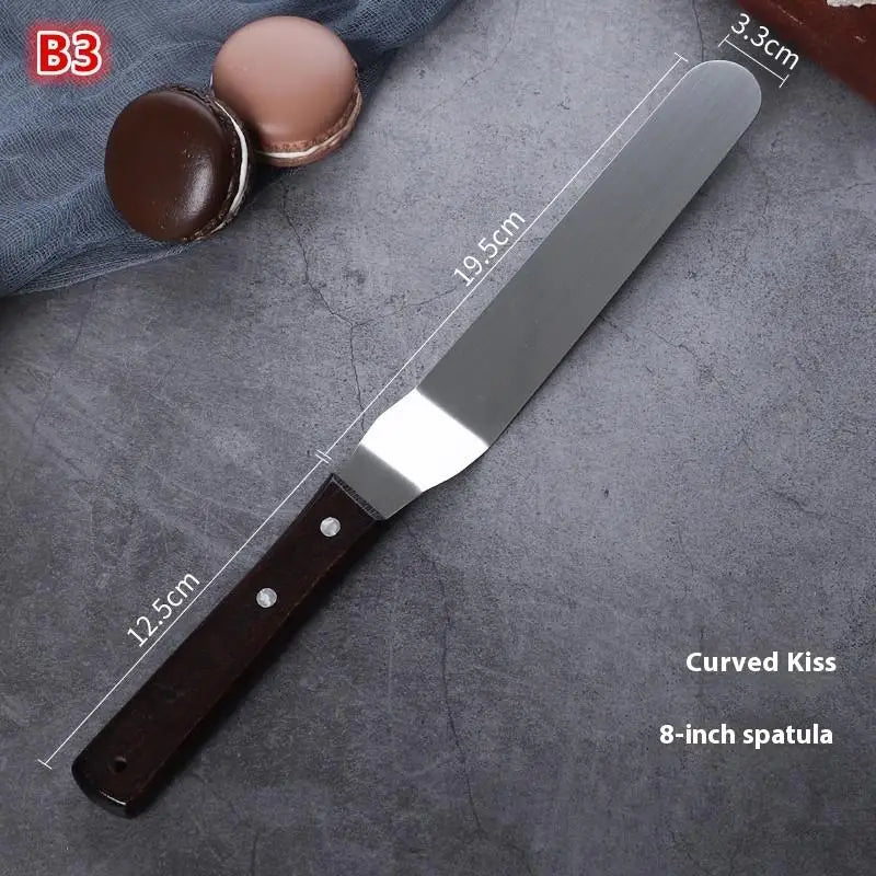 4 6 8 Stainless Steel Cake Spatula Kitchen Pastry Decoration Tools Qme B3