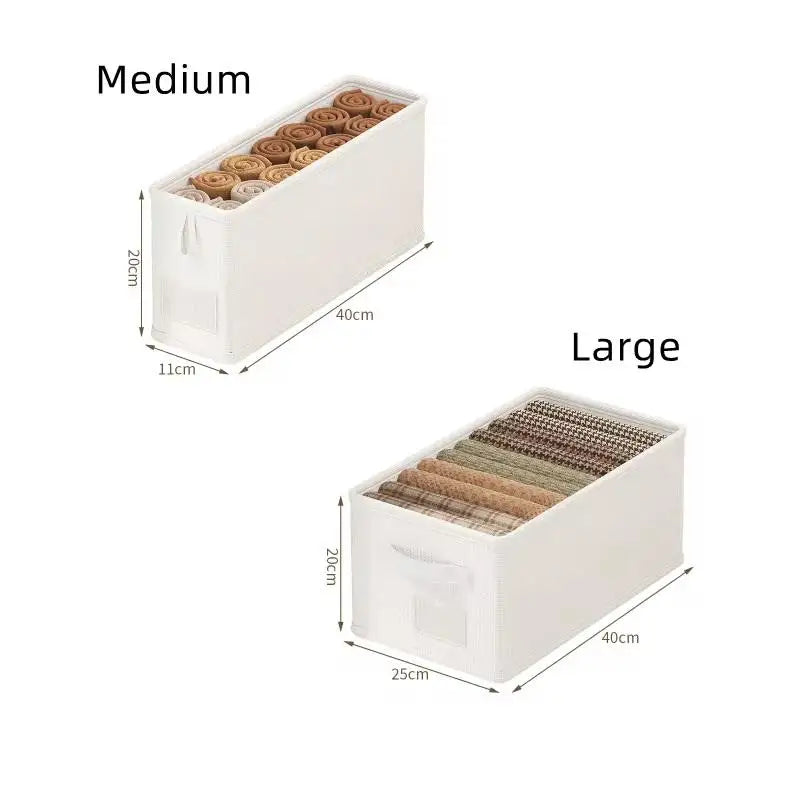 Underwear Socks Storage Box Panties Boxes Clothes Organizer Cabinets Qme