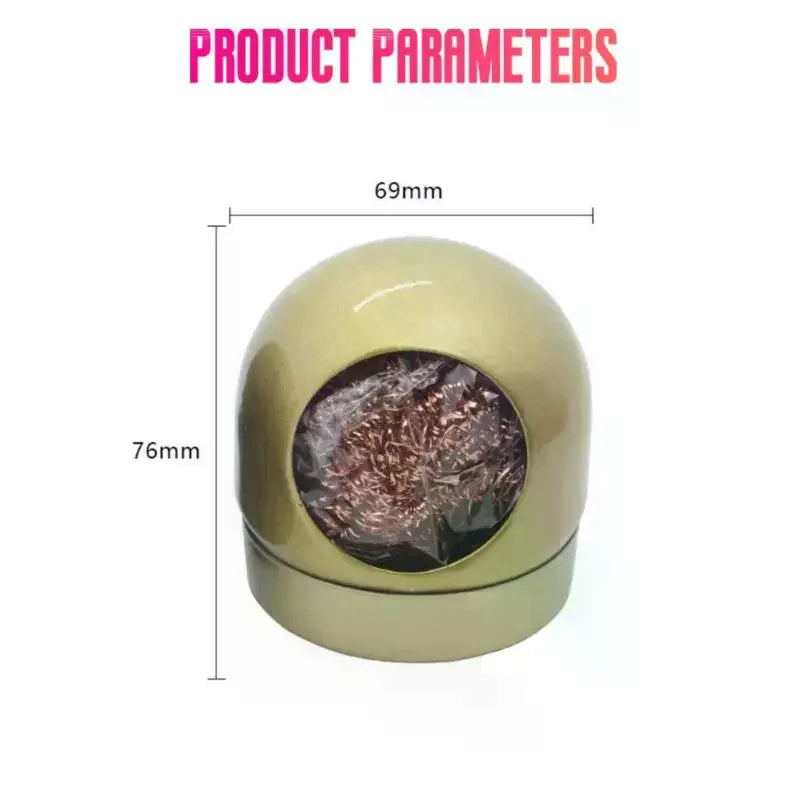 Soldering Iron Tip Cleaning Ball With Copper Coil Sturdy Holder No Water Needed For DIY Electronics Repair Projects Qme
