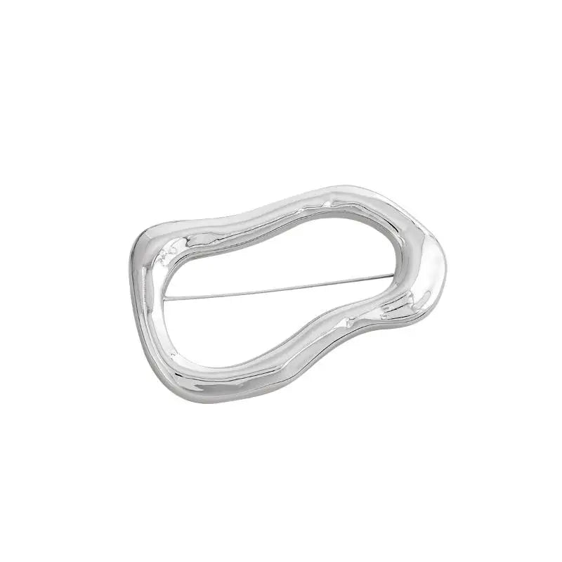 Geometric Irregular Brooches Exquisite Heart Waist Cinch Pins For Women Men Vintage Casual Versatile Fixed Clothing Accessories Qme A6
