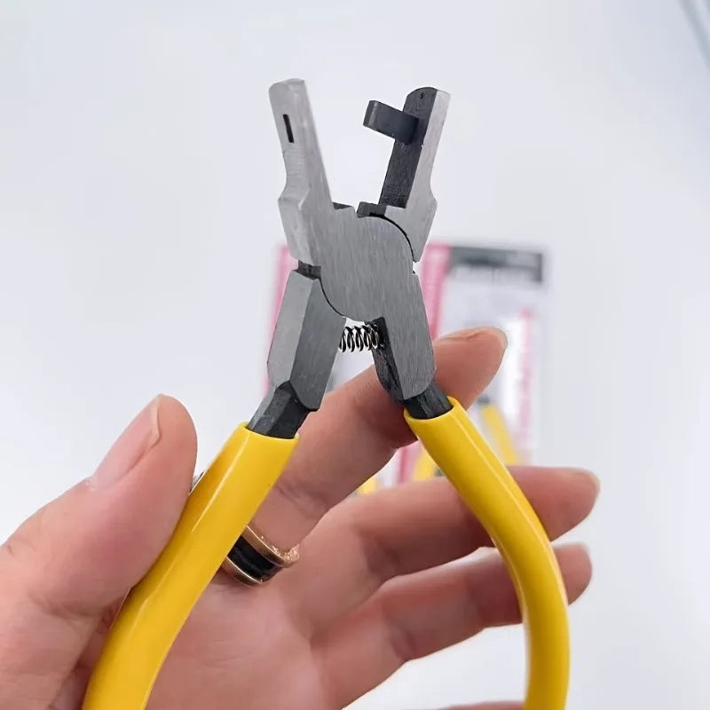 Manual Mini Hand Punch Tool Compact Leather DIY Crafting Belt Qme