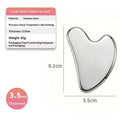 Stainless Steel Gua Sha Scraper Heart Shape Universal Face Massager Qme A