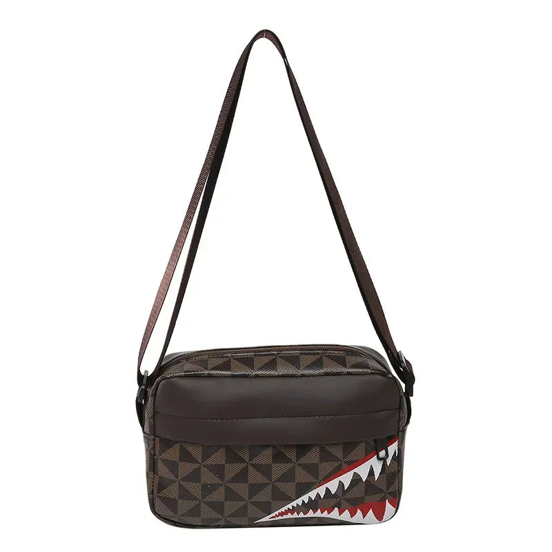 Casual Fashion Crossbody Large Capacity Small Square Bag Creative Qme C Mini(Max Length<20cm)