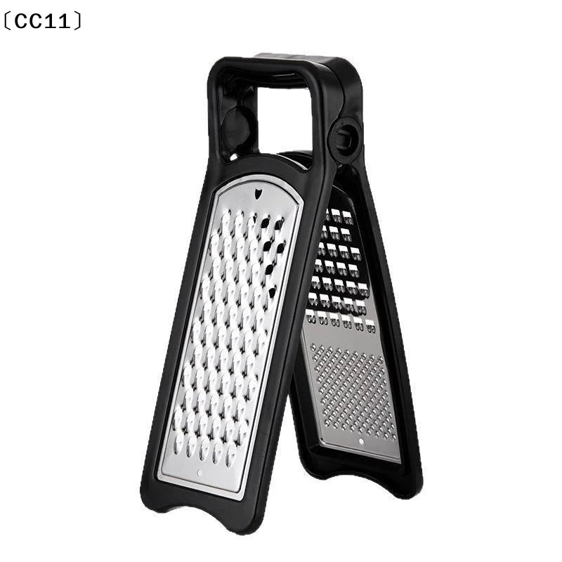 Foldable Double-sided Stainless Steel Vegetable Cutter Kitchen Qme