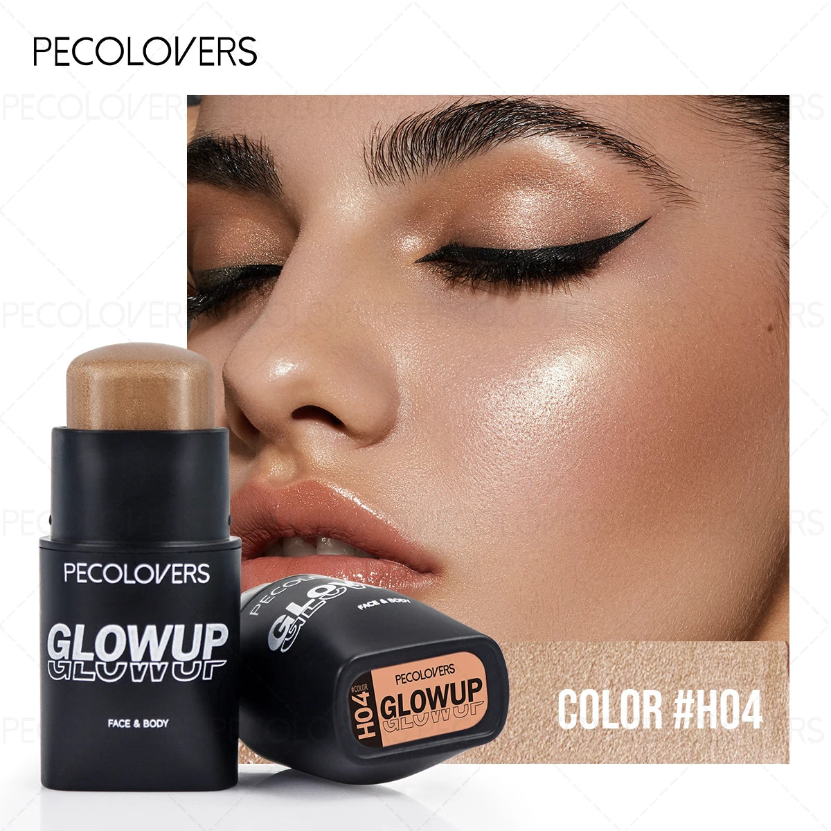 Waterproof Face Highlight Stick Long-lasting Natural Finish All Skins Qme H04