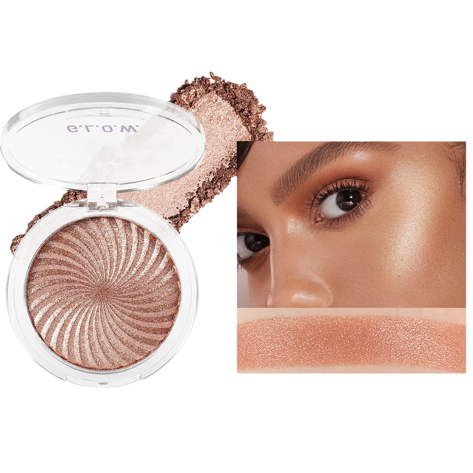 Rose Diamond Gloss Powder Highlighter Stick Glitter Illuminator Qme 04 China Mainland