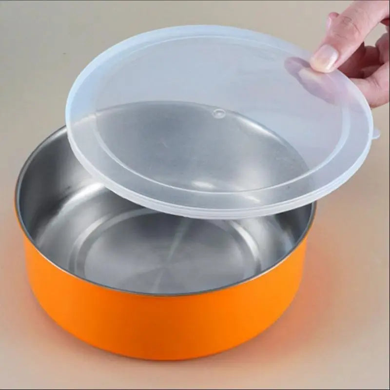 Kitchen Bakingcolorful Stainless Steel Mixing Bowls Lids Stackable Qme