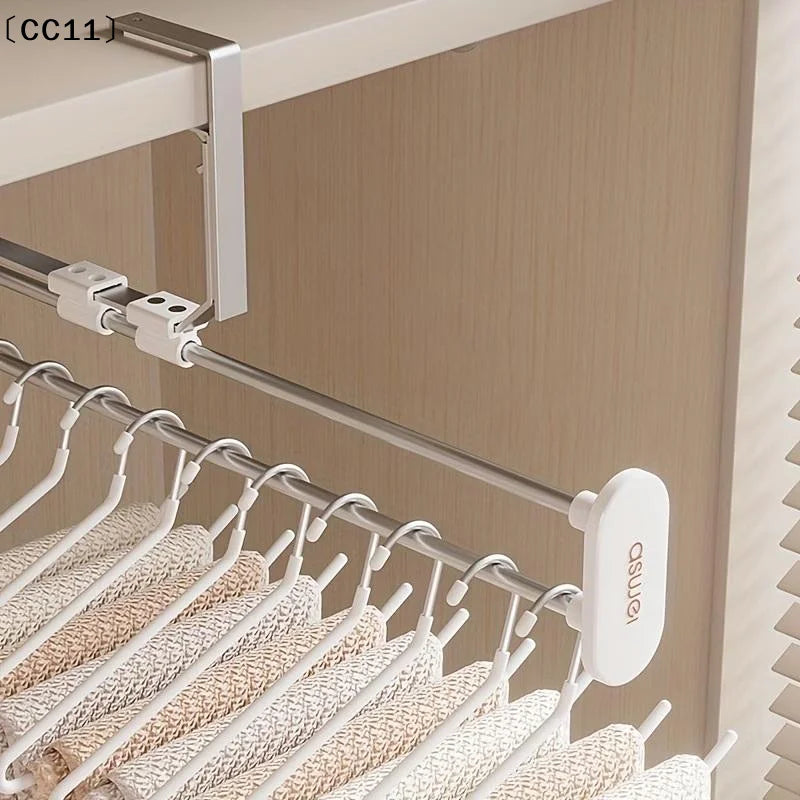 Space-saving Extendable Trouser Skirt Hooks Durable Portable Home Qme