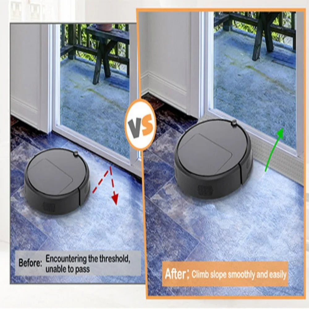 1Mx5cm Sweeping Robot Climbing Pad Self Adhesive Durable Non Slip Multi-Purpose Door Threshold Transition Bar Home Accessories Qme