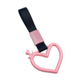 Colorful Car Tow Strap Tsurikawa Ring Heart JDM Train Bus Handle Hand Qme A2