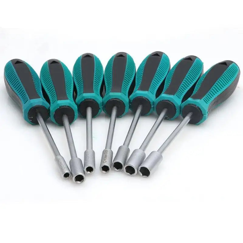 Metal Hexagonal Socket Screwdriver Manual Tool Wrench 3- Qme